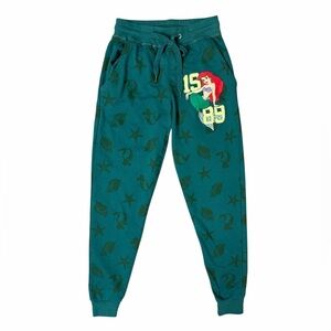 Disney Teal Ariel Graphic Jogger Pants - Size Small